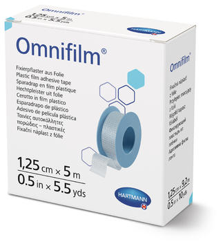 Omnifilm náplast porézní fólie 1,25cm x 5m 1ks - 1