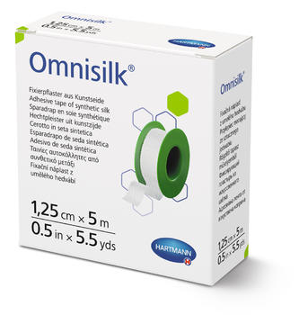 Omnisilk náplast bílé hedvábí 1,25cm x 5m 1ks - 1