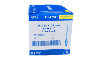 Injekční jehla KD-Fine 100 ks 20G 0,9 x 25 - žlutá - 1