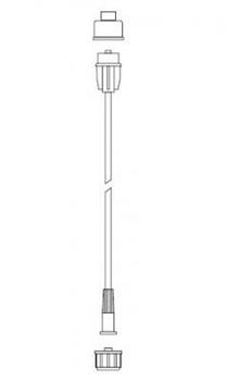 Hadička spojovací Gamaplus 1.8 x 450 LL 40 ks  - 1