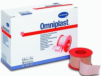 Omniplast textilní náplast 1,25cm x 9,2m 1ks