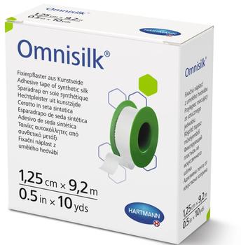 Omnisilk náplast bílé hedvábí 1,25cm x 9,2m 1ks - 1