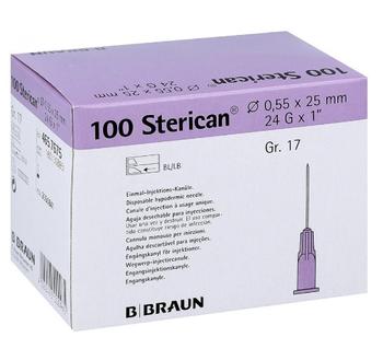 Sterican jehla fialová 0,55 x 25 mm 100ks fialová 0,55 x 25 mm - 1